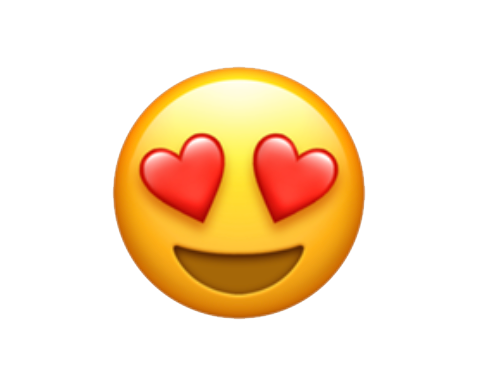 heart eyes emoji