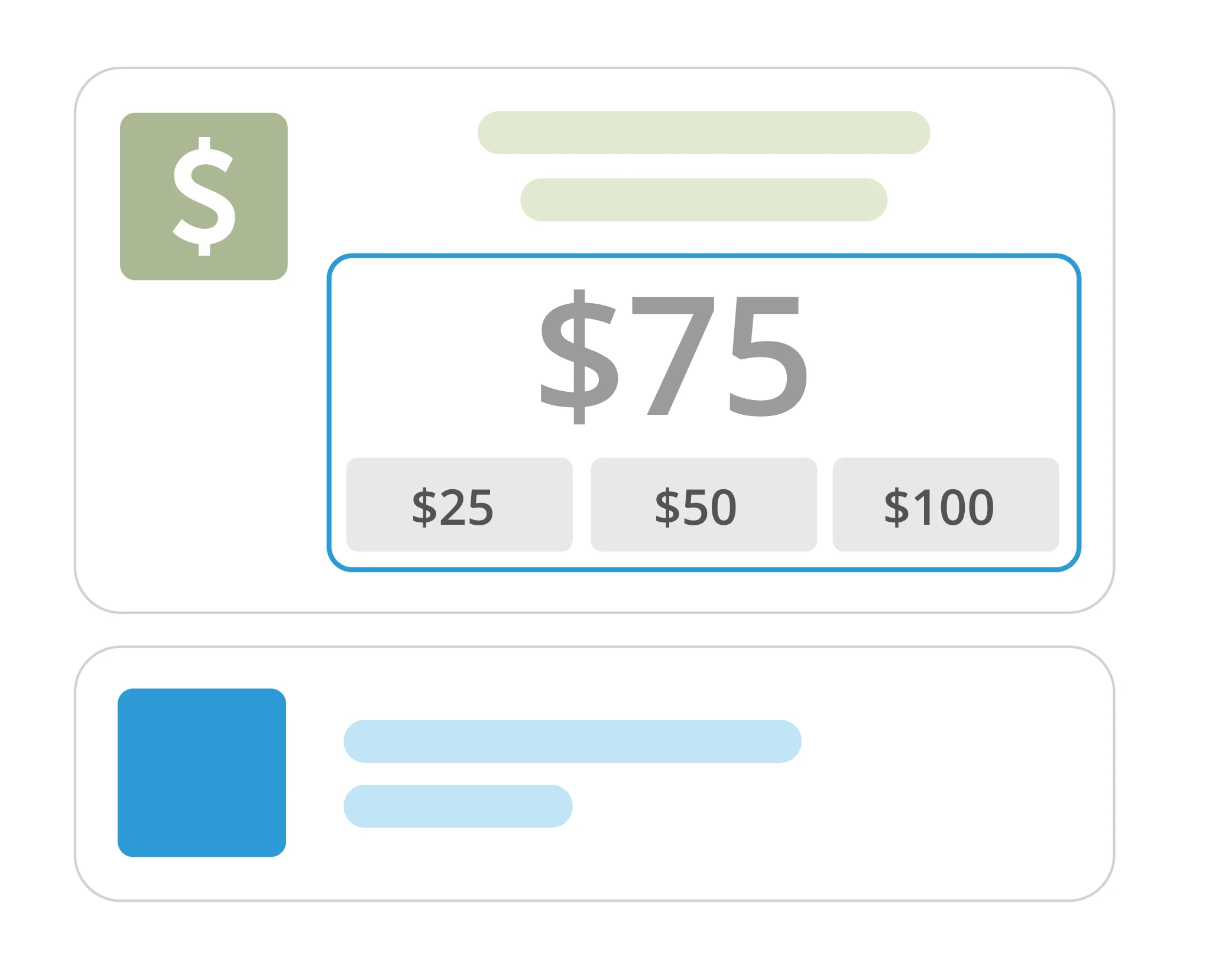 online giving mobile view