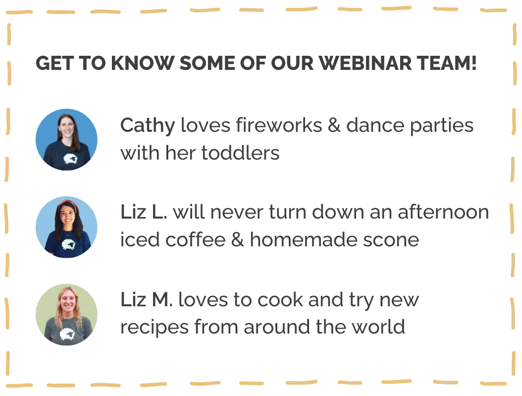 Flocknote Webinar team fun facts