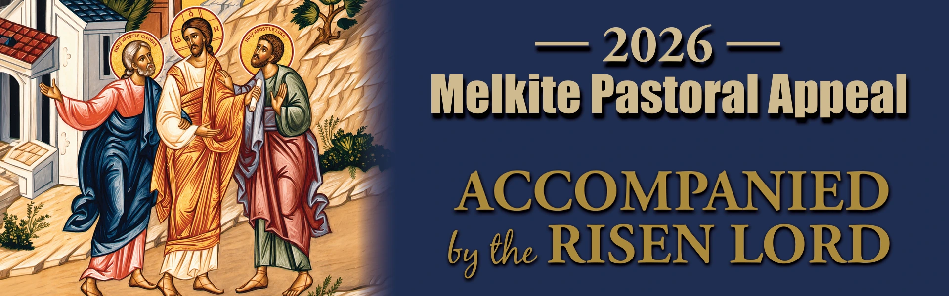 2026 Melkite Pastoral Appeal header image
